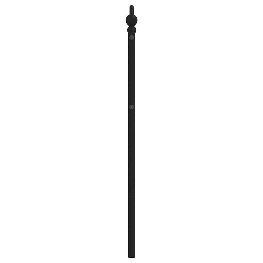 Vervangend hoofdbord 100 cm metaal zwart
