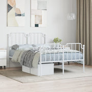 Bedframe metaal wit 120x200 cm