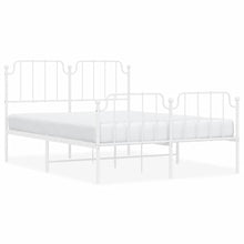 Bedframe Met Hoofd- En Voeteneinde Metaal 150 x 200 cm