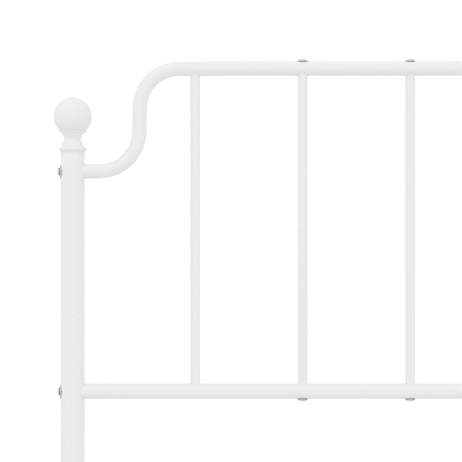 Bedframe Met Hoofd- En Voeteneinde Metaal 150 x 200 cm