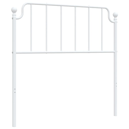 Vervangend hoofdbord 100 cm metaal wit