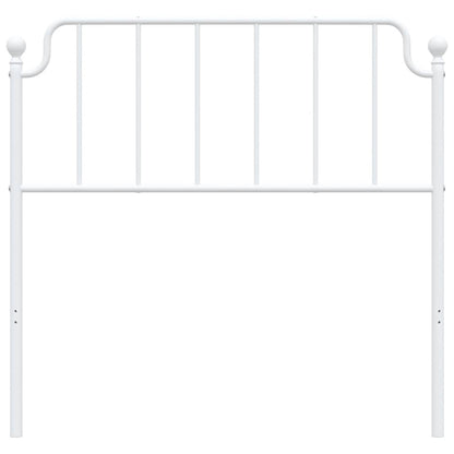 Vervangend hoofdbord 100 cm metaal wit
