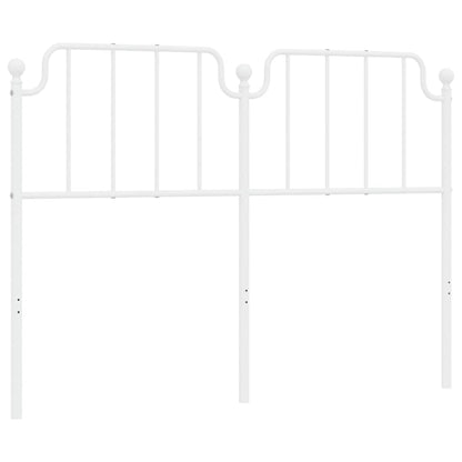 Vervangend hoofdbord 150 cm metaal wit