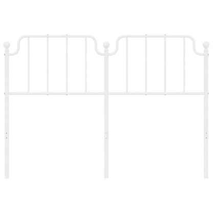Vervangend hoofdbord 150 cm metaal wit