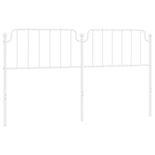 Hoofdbord 180 cm metaal wit 180 cm Wit