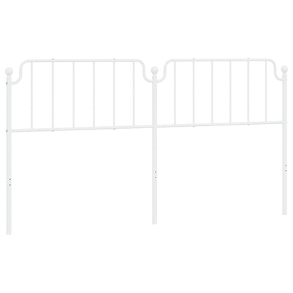 Hoofdbord Metaal 193 cm Wit