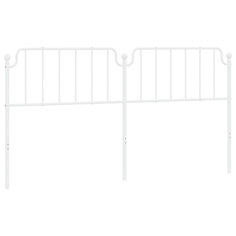 Hoofdbord Metaal 193 cm Wit