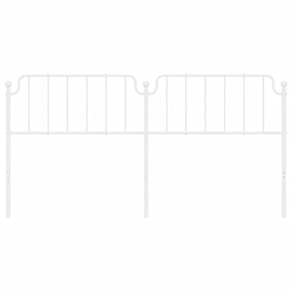 Hoofdbord Metaal 193 cm Wit