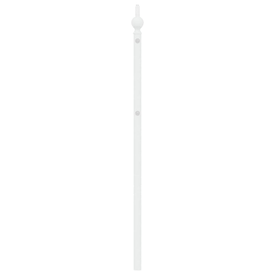 Hoofdbord Metaal 193 cm Wit