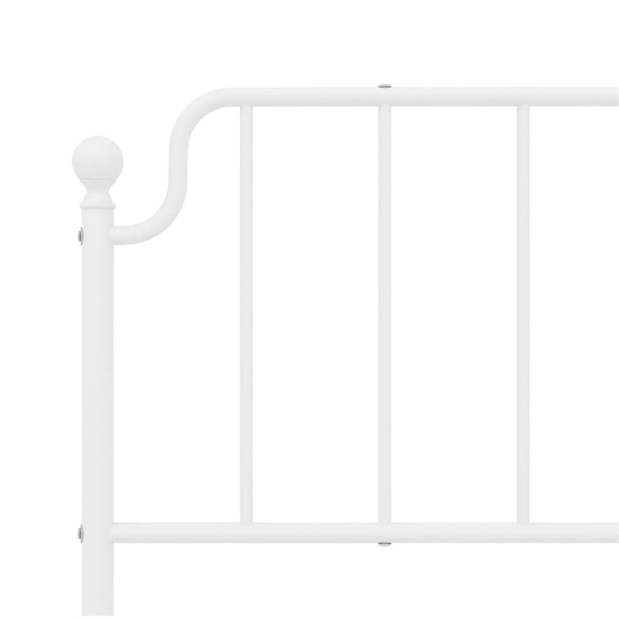 Hoofdbord Metaal 193 cm Wit