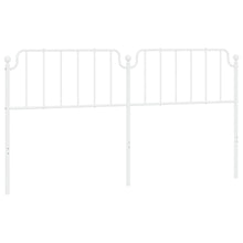 Hoofdbord Metaal 200 cm Wit