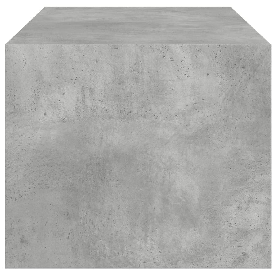 Salontafel Met Glazen Deuren 02X50X42 Cm Betongrijs