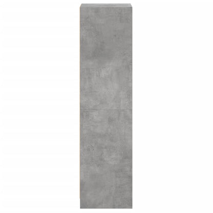 Hoge Kast Met Glazen Deur 35X37X42 Cm Betongrijs