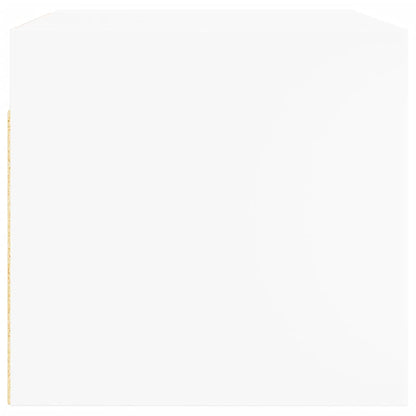 Wandkasten Met Glazen Deuren 68,5X37X35 Cm 2 Wit