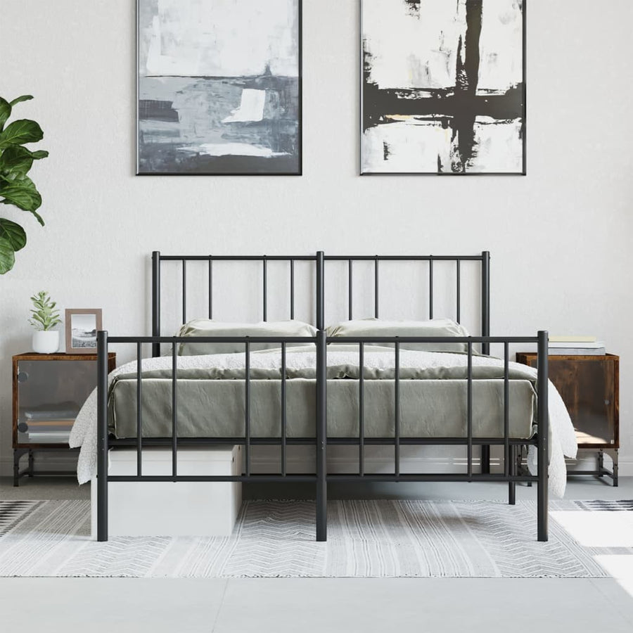Nachtkastjes Met Glazen Deuren 2 St 35X37X50 Cm Gerookt Eiken