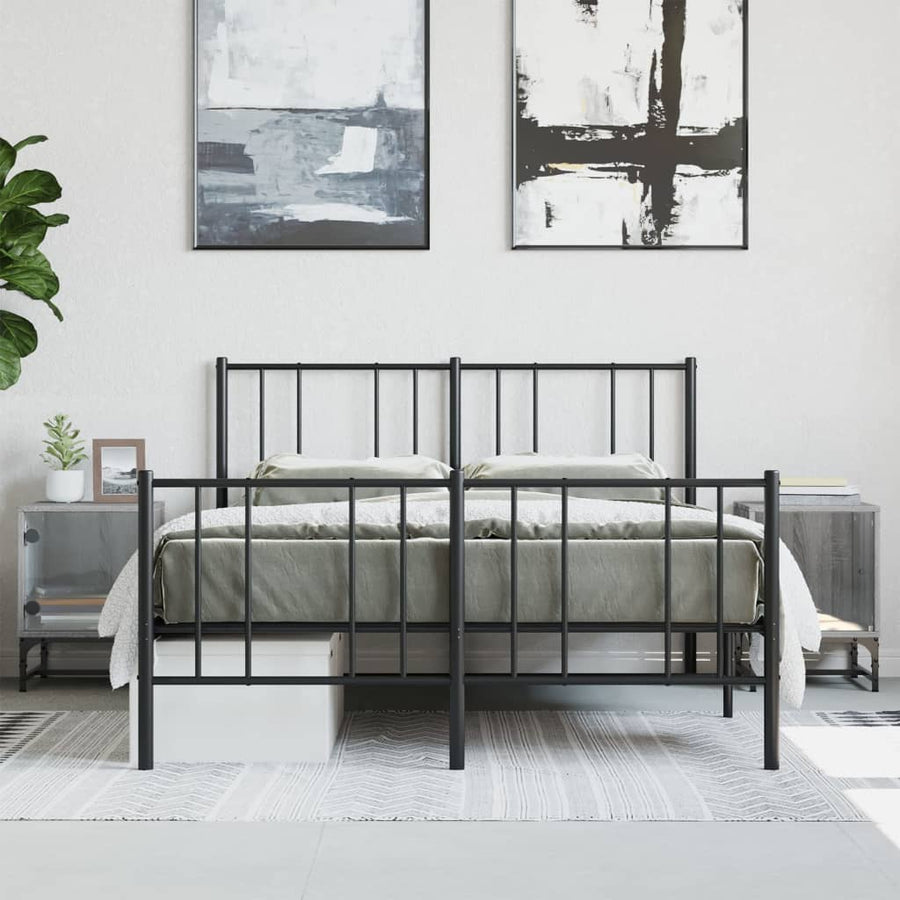 Nachtkastjes Met Glazen Deuren 2 St 35X37X50 Cm Grijs Sonoma