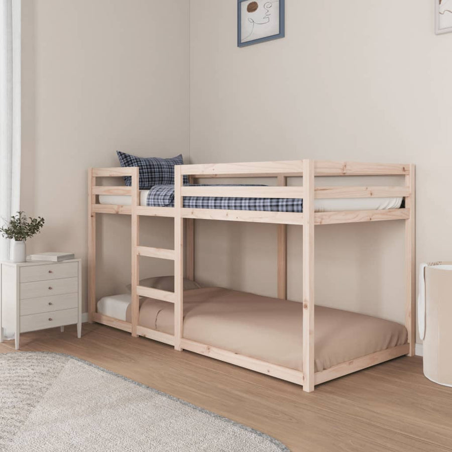 Stapelbed massief grenenhout 90x200 cm
