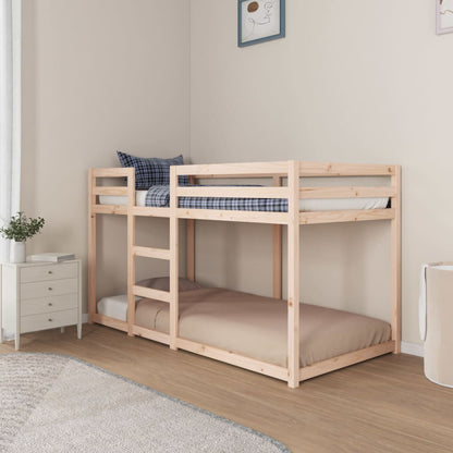 Stapelbed massief grenenhout 90x190 cm