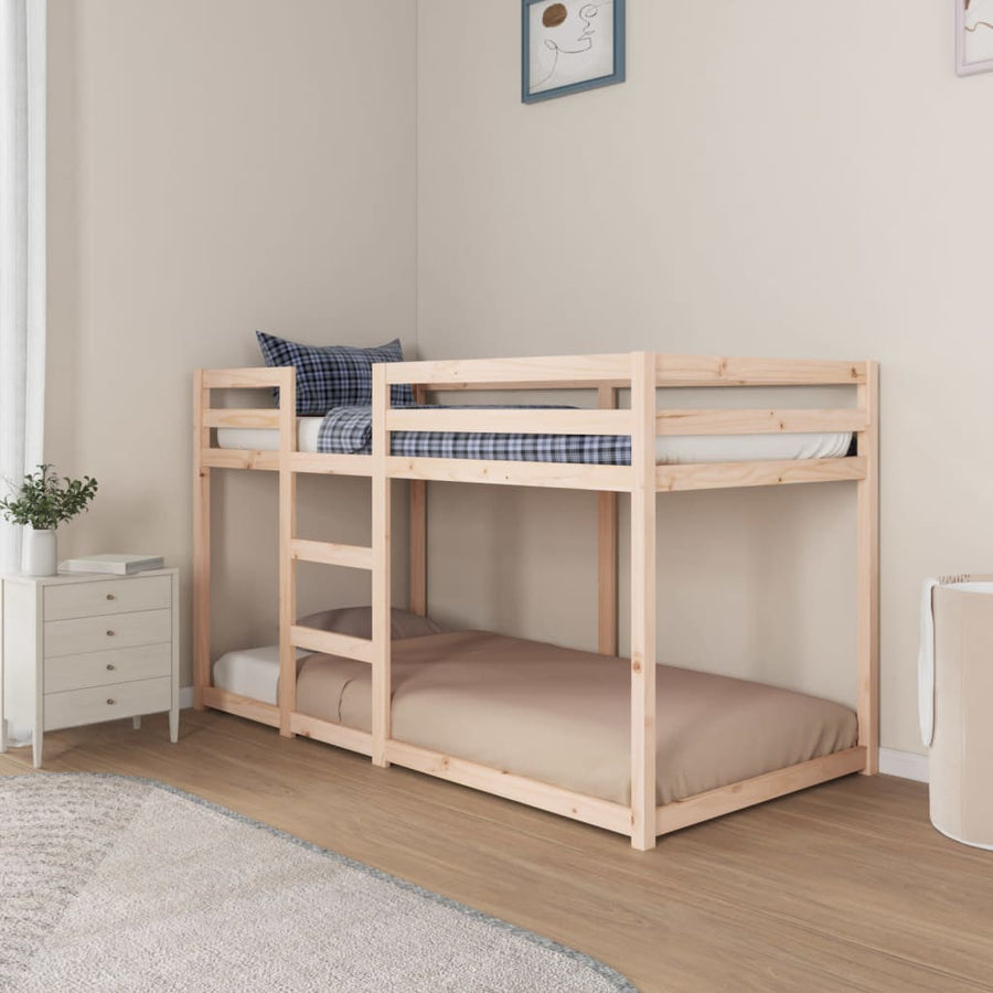 Stapelbed massief grenenhout 90x190 cm