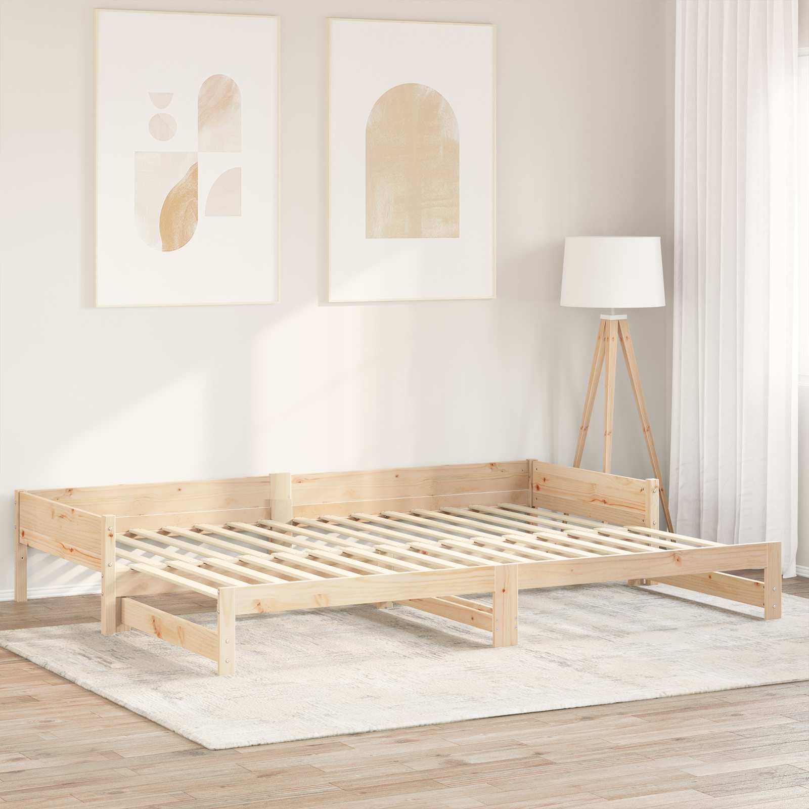 Bedlat 32 st Naturel 90 x 6 x 1,3 cm Massief grenenhout
