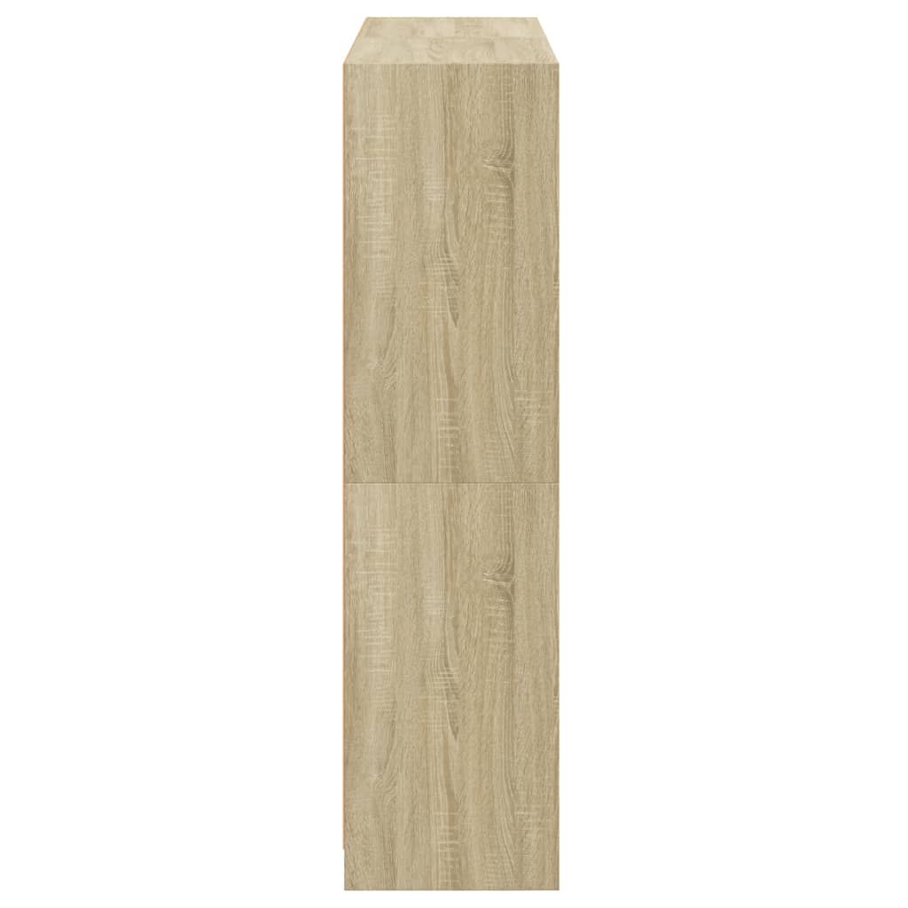 Boekenkast Met Deuren 36X37X42 Cm Hout Kleurig Sonoma eiken