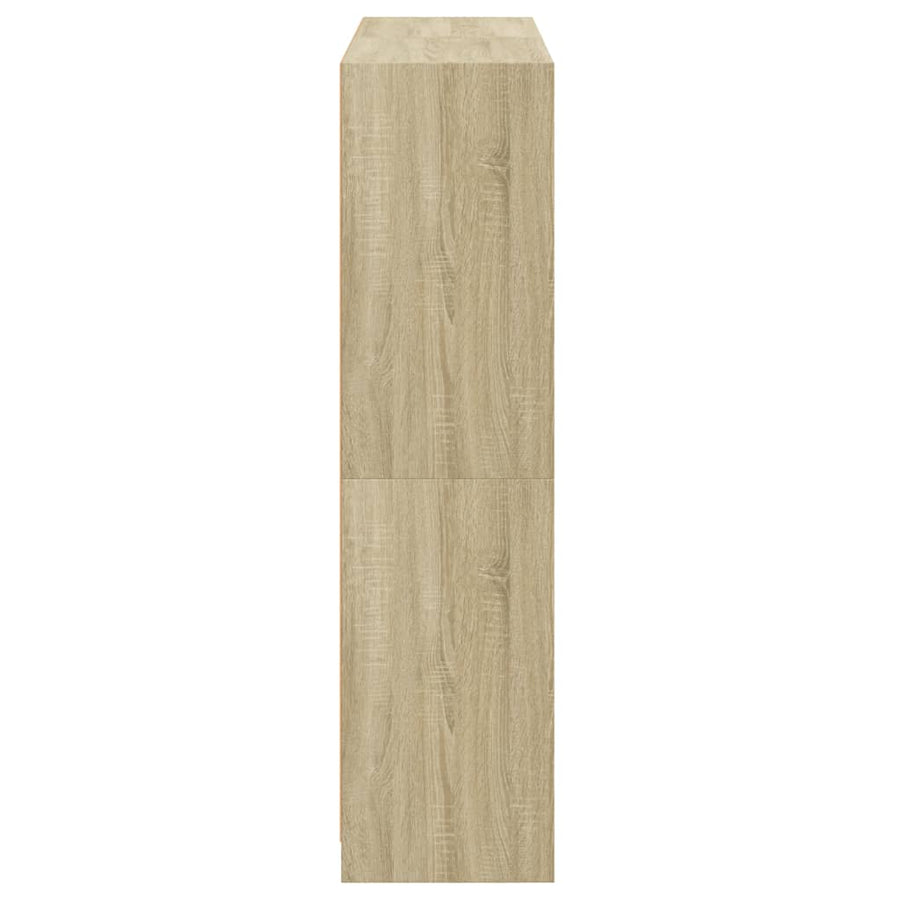 Boekenkast Met Deuren 36X37X42 Cm Hout Kleurig Sonoma eiken
