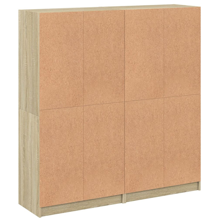 Boekenkast Met Deuren 36X37X42 Cm Hout Kleurig Sonoma eiken
