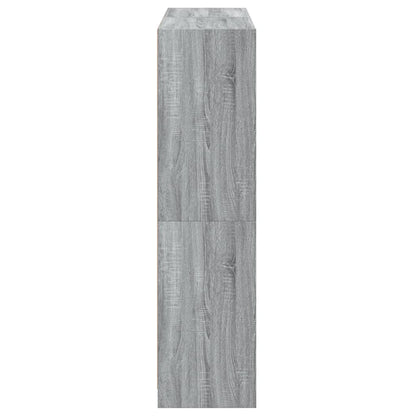 Boekenkast Met Deuren 36X37X42 Cm Hout Eiken Grijs sonoma