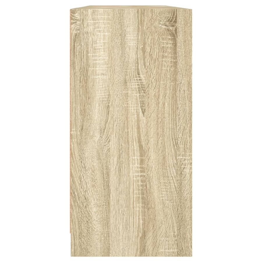 Boekenkast Met Deuren 204X37X75 Cm Hout Kleurig 204 cm