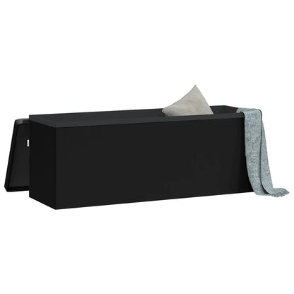 Opbergbank inklapbaar PVC zwart