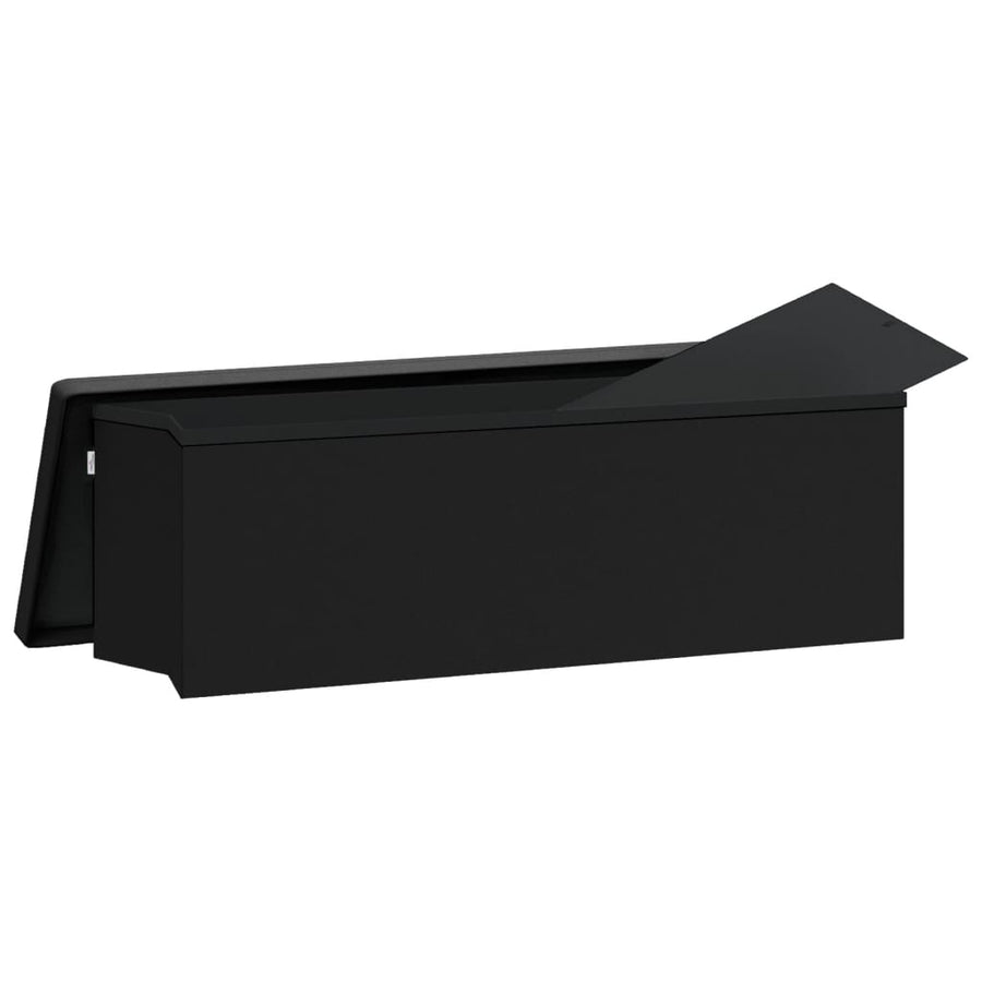 Opbergbank inklapbaar PVC zwart