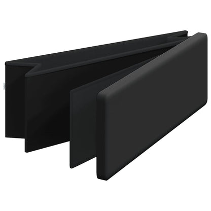 Opbergbank inklapbaar PVC zwart