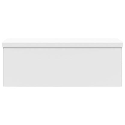 Opbergbank inklapbaar PVC wit
