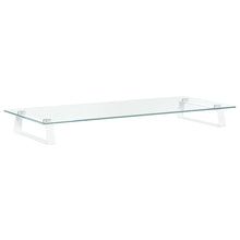 Monitorstandaard Gehard Glas En Metaal 80 x 35 x 8 cm Wit