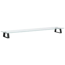 Monitorstandaard Gehard Glas En Metaal 100 x 20 x 8 cm Zwart