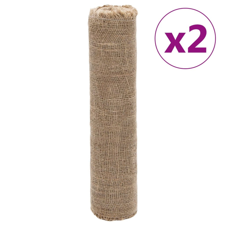 Jute Rollen 2 St 200 G/M² 0,5X50 M 100% Jute 0.5 x 50 m (2 pcs)