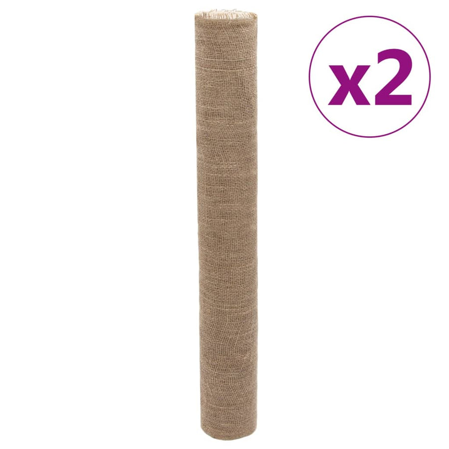 Jute Rollen 2 St 200 G/M² 1X50 M 100% Jute 1 x 50 m (2 pcs)