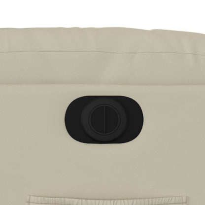 Sta-Op-Stoel Elektrisch Kunstleer Kleurig Crème Nee Elektrisch verstelbaar