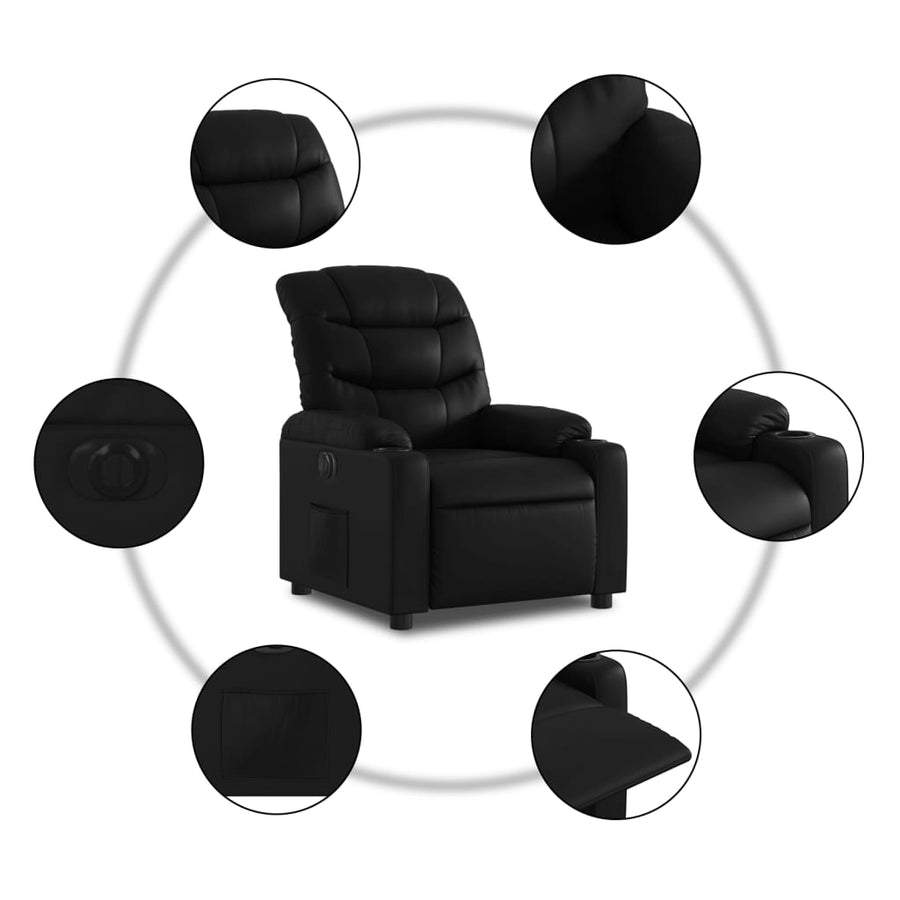 Fauteuil kunstleer Nee Elektrisch verstelbaar