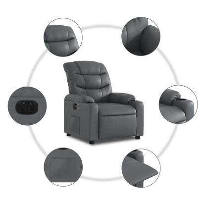 Fauteuil verstelbaar elektrisch kunstleer Nee Elektrisch verstelbaar