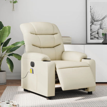 Massagestoel verstelbaar elektrisch kunstleer kleurig Ja Elektrisch verstelbaar