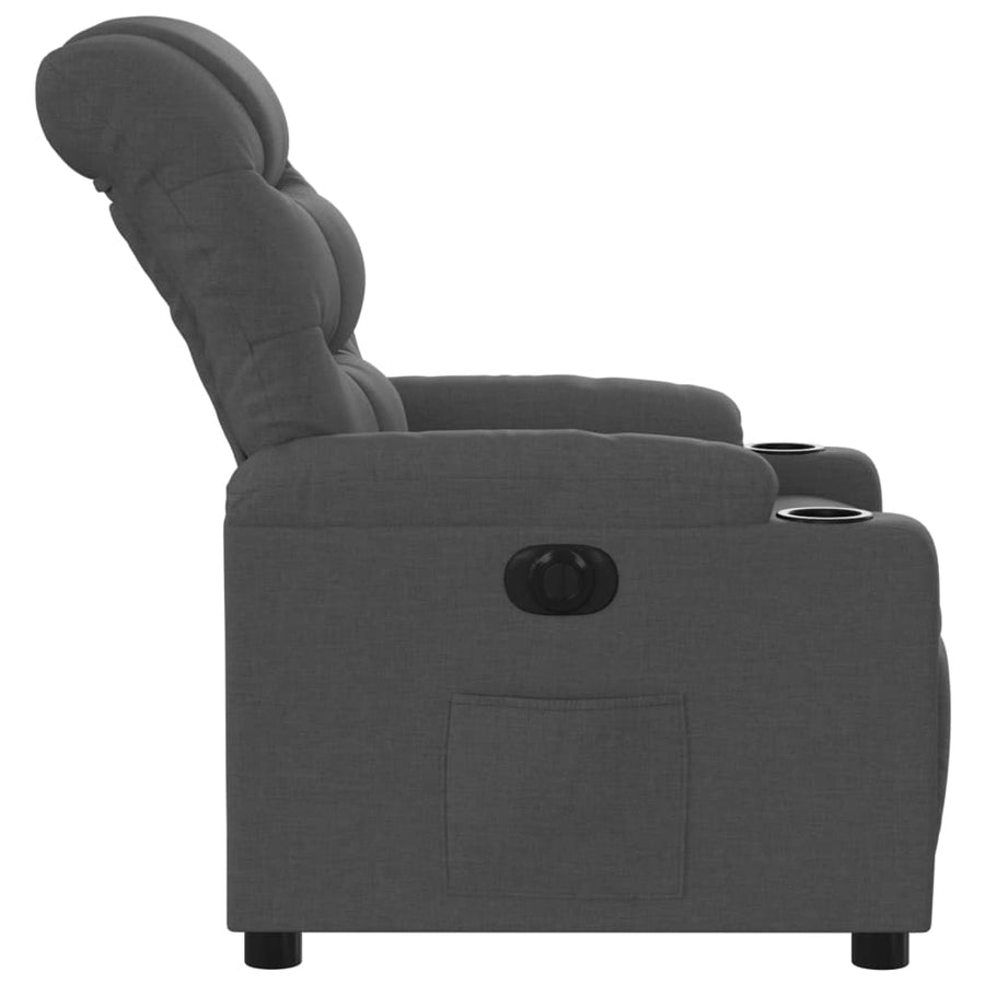 Fauteuil Stof Donkergrijs Nee Elektrisch verstelbaar