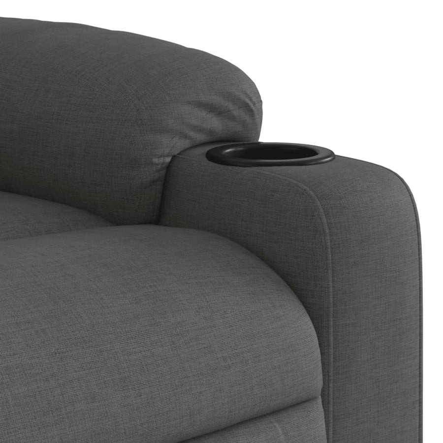 Fauteuil Stof Donkergrijs Nee Elektrisch verstelbaar