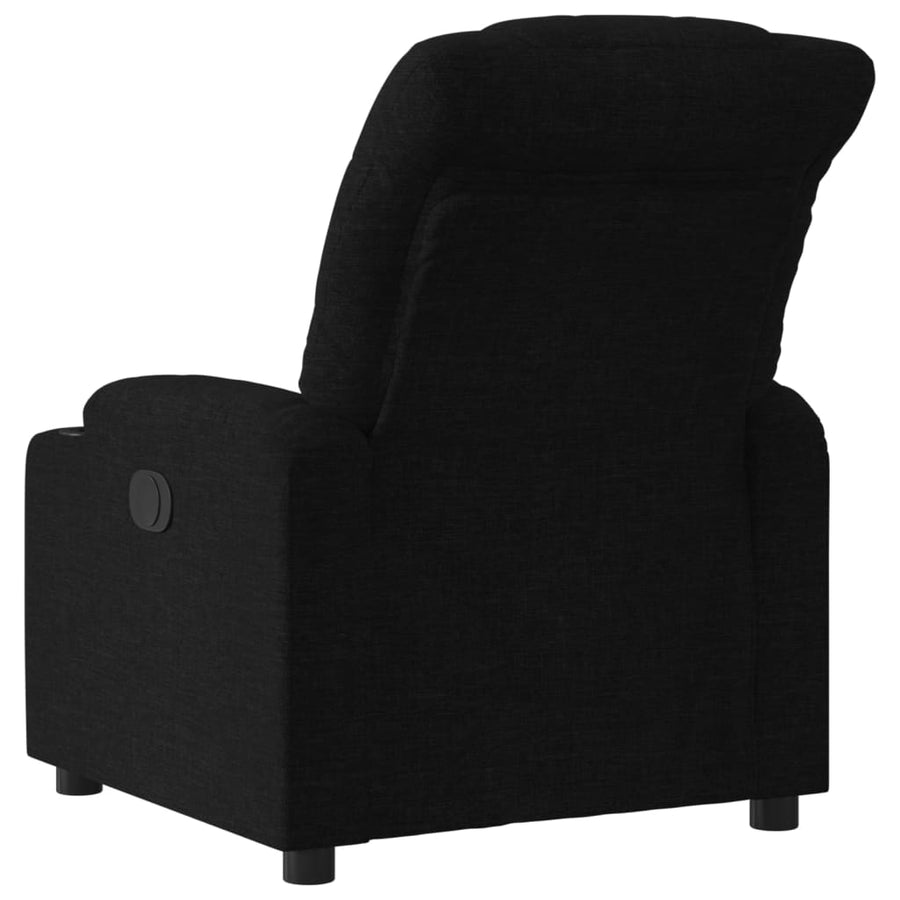 Fauteuil Verstelbaar Elektrisch Stof Zwart Nee Elektrisch verstelbaar