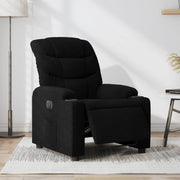 Fauteuil elektrisch verstelbaar stof zwart