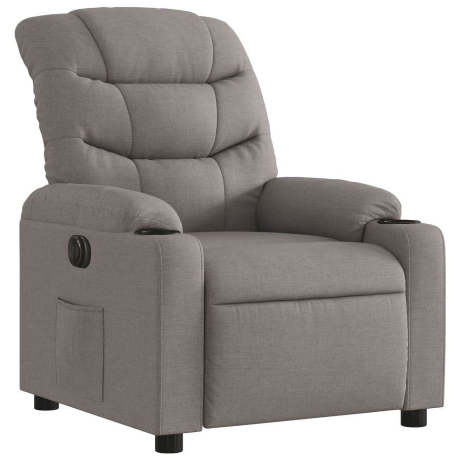 Fauteuil Verstelbaar Elektrisch Stof Taupe Nee Elektrisch verstelbaar