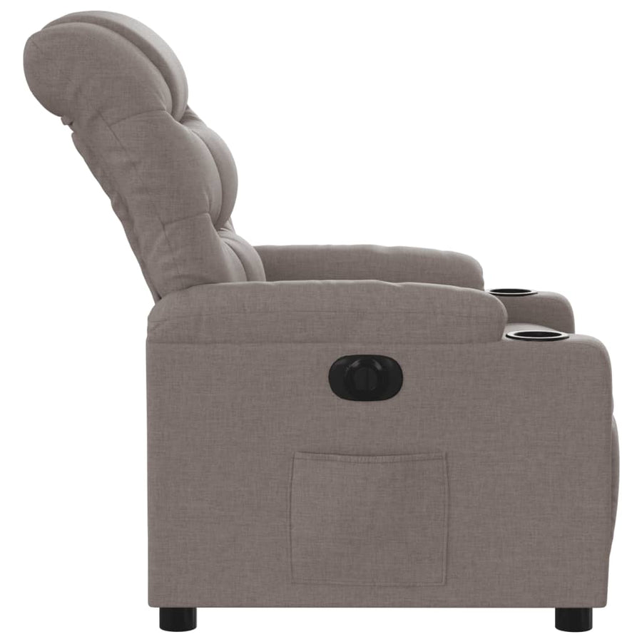 Fauteuil Verstelbaar Elektrisch Stof Taupe Nee Elektrisch verstelbaar