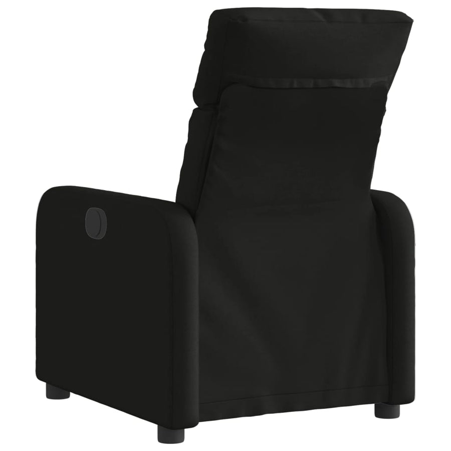 Fauteuil verstelbaar elektrisch stof zwart 1 Nee