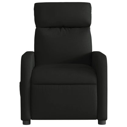 Fauteuil verstelbaar elektrisch stof zwart 1 Nee