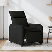 Recliner electric fabric black
